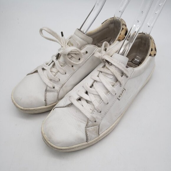 Keds x Kate Spade Ace Leather Leopard Sneakers Women's size 6 - Picture 5 of 12